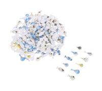 SUPVOX 200pcs Mini Resin Bud Tiny Flower for Micro Landscape Decoration Dollhouse Accessories for DIY Fairy Garden Crafts for Miniature Craft Projects