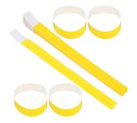 SUPVOX 200Pcs Newborn Puppy Collars Yellow Adjustable Whelping Bands Puppy Litter Identification Id Bands for Newborn Dogs and Kittens Whelping Accessories