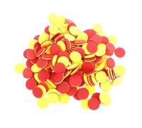 SUPVOX 200pcs Two-color Math Education Discs for Learning Counters Classroom Activity Chips for Skill Building and Logical Thinking Development