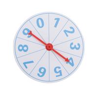 SUPVOX 20Cm Editable Prize Wheel Turntable for Educational Learning, Wall-Mounted Lucky Draw Game Rotator for Birthday Party and Classroom Activities