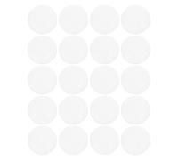 SUPVOX 20pcs 25mm Round Glass Dome Cabochons Flat Back Blank Pendant Cabochon for DIY Jewelry Making and Craft Projects Glass for Art and Beading Supplies