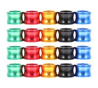 SUPVOX 20pcs Aluminum Bird Leg Bands for Parrots and Birds, Visually Appealing Design to Reduce Possibility of Loss, Private Pigeons Marker for Homing Pigeons and Poultry Supplies