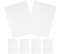 SUPVOX 20Pcs Art Printing Plates A4 Foaming Paper Sheets 4Mm Thick White Printmaking Tools Classroom Art Materials for DIY Craft Projects