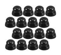 SUPVOX 20pcs Black Plastic Playground Nut Caps for M8 and M10 Bolts, Safety Dome Covers to Protect from Exposed Hardware in Parks and Playgrounds