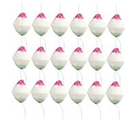 SUPVOX 20pcs Dual- Kerosene Lantern Mantles for Outdoor Hiking Fine Mesh Replacement Covers with Wind Protection Cleaner Illumination and Extended Lamp Life for Camping Gas Lamps