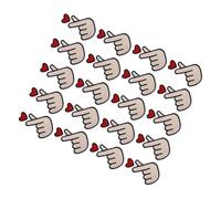 SUPVOX 20pcs Embroidered Cloth Patches DIY Sewing Appliques Clothes Patch Ornaments Iron-on for Jackets Bags Hats Crafts Decoration