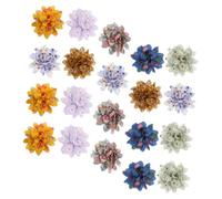 SUPVOX 20pcs Floral Dog Collar Charms Lightweight Lace Pet Collar Flowers for Puppies Cats Comfortable Photo Props Birthday Party Accessories