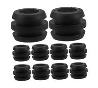SUPVOX 20pcs Foosball Table Bearings with Rubber Bumpers Noise-reducing Rod Bushings for Table Football Game Accessories Precision Positioning and Shock Absorption for Competitive Play