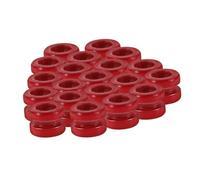 SUPVOX 20pcs Guitar String Beads Metal Tailpiece Components for Folk Acoustic Guitar Accessories String Modification Accessories