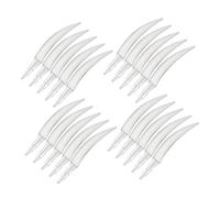 SUPVOX 20PCS Halloween Jack O Lantern Teeth Decorations Plastic Fangs for DIY Spooky Pumpkin Party Supplies Kit Reusable Halloween Craft Accessories for School and Home