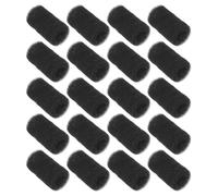 SUPVOX 20pcs Large Aquarium Filter Roll Sponges for Fish Tank Intake Pre-filter Replacement, Washable Foam Sponge Filter for Betta Fry Tanks and Household Aquariums