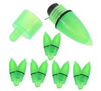 SUPVOX 20pcs Luminous LED Fishing Rod Bite Alarms Night Fishing Bell Lights for Offshore Inshore Lake River with High Brightness and Compatibility