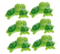 SUPVOX 20Pcs Mini Resin Sea Turtle Figurines Miniature Tortoise Statues for Garden Micro Landscaping Desktop Decor DIY Craft Accessories