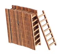 SUPVOX 20Pcs Mini Wooden Simulation Ladder DIY Bonsai Decor for Mini House Sand Table Layout Props Craft Accessory