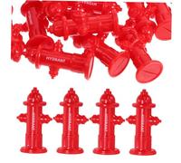 SUPVOX 20pcs Miniature Fire Hydrant Garden Decorations for Indoor Outdoor Use House Craft Flowerpot Accessories Bonsai Craft Supplies for Creative Micro Landscapes and Dollhouse Models