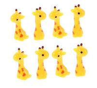 SUPVOX 20pcs Miniature Giraffe Figurines Resin Sculptures Tiny Landscape Ornaments for Dollhouse Accessories Potted Plant Mini Decor DIY Micro Garden Craft
