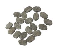 SUPVOX 20PCS Miniature Stepping Stones Micro Landscape Stone Decorations Resin Garden Ornaments Weather-resistant Mini Garden Accessories for Outdoor Fairy Bonsai Craft