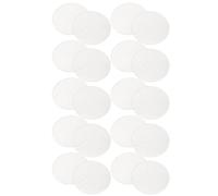 SUPVOX 20pcs Mr16 Gu10 Spotlight Glass Cover, Round Light Dome, Glass Lens, Dust Protection, Optimal Light Diffusion for Commercial Shop Windows and Home Living Rooms