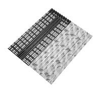 SUPVOX 20pcs Musical Note Wooden Pencils Set, Hexagonal Natural Wood Writing Pencils with Black Piano Keys White Treble Clef Designs, School Classroom Supplies