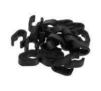 SUPVOX 20pcs Plastic Microphone Cable Clips for Mic Stand Versatile Wire Clamps Compatible with Various Microphone Accessories Easy Installation for Ktv Studio and Live Events