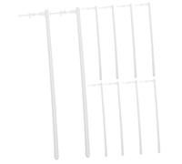SUPVOX 20Pcs Plastic Windmill Sticks Handheld Pinwheel Rods DIY Craft Making Bars Replacement Parts for Windmill Blades Center Solid and Lightweight Pinwheel Supplies for Garden and