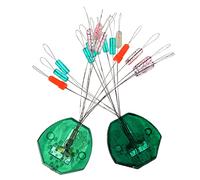 SUPVOX 20Pcs Professional Silicone Bobber Stoppers for Fishing Line Portable Large Float Stops for Rivers Lakes and Ponds Fishing Accessories