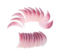 SUPVOX 20pcs Realistic Artificial Onion Slices Faux Vegetable Models for Kitchen Play Props Photo Displays and Restaurant for Home Staging and Roleplay