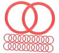 SUPVOX 20Pcs Ring Toss Game Plastic Agility Practice for Adults Carnival Fun Improves Coordination Teamwork Activities