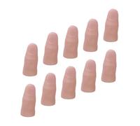 SUPVOX 20pcs Simulated Finger Cots Scary Prank Toy Realistic Fingers for Nail Practice Trick for Scary Trick Toys