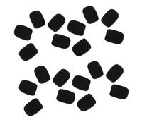 SUPVOX 20pcs Sponge Headband Microphone Covers for Lapel Microphone Mic Windproof Covers Practical Mic Supply in Recording Scenarios