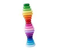 SUPVOX 20Pcs Stacking Bricks Imitation Stone Building Blocks for Early Learning Plaything for Cognitive Development and Hand Eye Coordination Activities