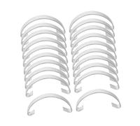 SUPVOX 20pcs Steel Chicken Cage Hooks Spring Clips for Poultry Coop Door Fixing Multifunctional Heavy Duty Metal Hooks for Securing Chicken Wire and Hanging Bird Cages