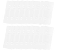 SUPVOX 20pcs Strong Adhesive Wall Hooks, No Nail Self Adhesive Multifunctional Kitchen and Bathroom Hanging Hooks, Sturdy Utility Storage Rack for Home Organization