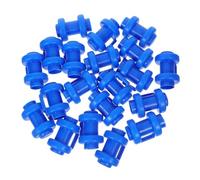 SUPVOX 20pcs Trampoline Enclosure Pole Caps Durable Plastic Tube Covers for All Trampoline Types Easy to Install Vibrant Design for Enhanced Safety and Fun Compatible with Various