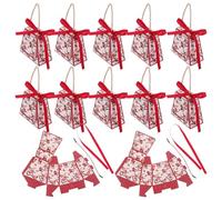 SUPVOX 20pcs Wedding Candy Box Small Favor Boxes Flower Pattern for Wedding Ceremony Favours Creative Paper for Chocolates and Goodies