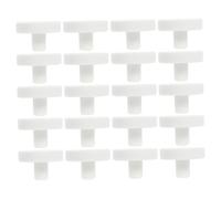 SUPVOX 20pcs White Ceramic T-shaped Aquarium Coral Frag Rack Fish Tank Coral Support Base for Propagation and Reef Nurture Supplies