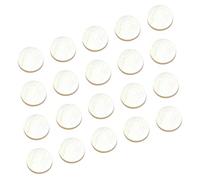 SUPVOX 20pcs White Guitar Tone Fretboard Dot Markers Guitar Stickers for Fretboard Decals for Music Instrument Supplies for Repair Supplies