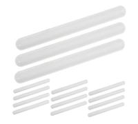 SUPVOX 20pcs White Silicone Slap Bracelets for Soft Blank DIY Wristbands for School Crafts Party Favors Birthday Halloween Christmas Painting Craft Activities