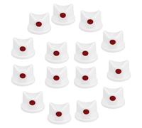 SUPVOX 20pcs White Spray Paint Caps Wide Nozzle Tips for Graffiti Spray Can Nozzle Replacement Buttons Waterproof Aerosol Paint Accessories for Art and Craft