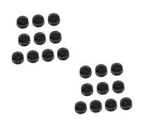 SUPVOX 20pieces Tone Control Knob Reflective Cap Easy Viewing from Angles for Guitar