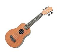 SUPVOX 21-inch Sapele Wood Ukulele Soprano 4-string Beginner Guitar Musical Instrument for Boys and Girls and Adults Acoustic Child Ukulele with Natural Finish