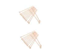 SUPVOX 24 pcs Wooden Xylophone Mallets Set Natural Wood Percussion Sticks for Glockenspiel Cow Bell Resonator Bell Suitable for Beginners Students and Musicians Music Instrument