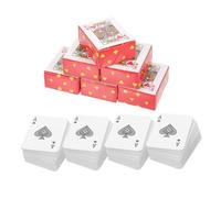 SUPVOX 24 Sets Miniature Travel Playing Cards Deck Compact Portable Poker Decks for Party Favors Prank Gifts and Entertainment Planes Trains and Trips