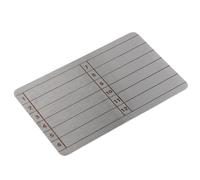 SUPVOX 24-word Stainless Steel Seed Phrase Backup Plate Silver - Fireproof Waterproof Crypto Cold Storage Wallet Tool for Secure Phrase Protection