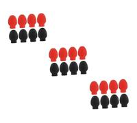 SUPVOX 24pcs Drumstick Practice Silent Tip Drum Accessory Silicone Tip Drum Muffler Pads for Electronic