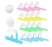 SUPVOX 24pcs Floating Blow Ball Game Montessori Air Blowing for Indoor Outdoor Fun Floating Balls for Family Parties and Creative Play