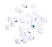 SUPVOX 24pcs Halloween Scary Eyeballs Plastic Hollow Prank Fake Eyes Party Props Blue for Halloween Decorations and Trick Treat Bags