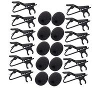SUPVOX 24pcs Microphone Accessories Microphone Protection Covers Windshield Cover and Clips for Studio Recording and Live Performance