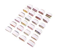SUPVOX 24pcs Mouth Coils Vomit Paper Props for Stage Tricks Funny Illusion Paper Gimmicks for Party Shows and Performances Easy to Use Accessory Gift