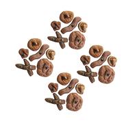 SUPVOX 24pcs Realistic Simulation Fake Poop Prank for April Fool's Day Compact Spoofed Poo Props with Lifelike Appearance Funny Jokes and Practical Trick for Party and Gifts